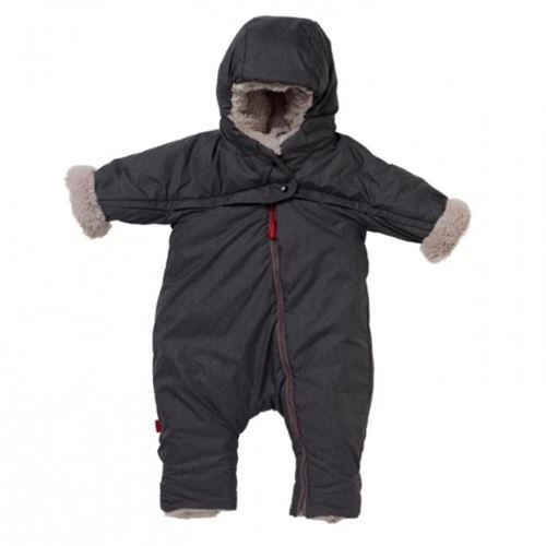 Combinaison t-zip 6-12 mois gris - red castle