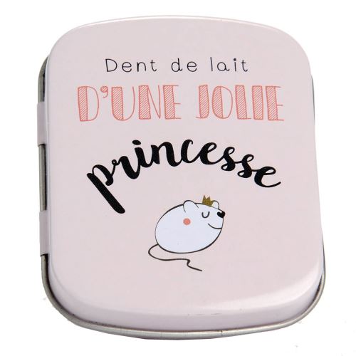 Petite boite à dents de lait Princesse