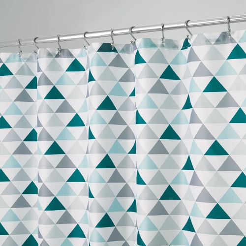 Rideau de douche motif triangles
