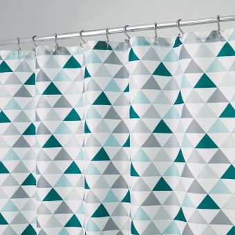 Rideau De Douche Motif Triangles Accessoires Salles De Bain Et Wc Achat Prix Fnac