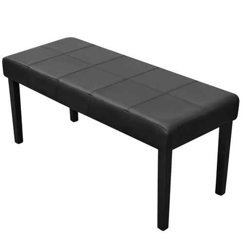 Chunhe Banc en cuir synthétique de haute qualité Noir AB241104