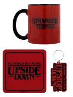 Coffret mug, sous verre, porte-clés Stranger Things