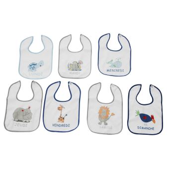 Lot De 7 Bavoirs Pour Bebe Bleu Motifs Jours De La Semaine Bavoirs Achat Prix Fnac Lot De 7 Bavoirs Pour Bebe Bleu Motifs Jours De La Semaine Bavoirs Achat Prix Fnac