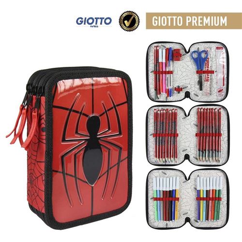 Cerdá Premium Spiderman Trousses, 19 cm, Rouge (rojo)