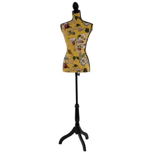 Mendler Blanc Mannequin De Couture De Tailleur Buste Torse Féminin T222 Motif À Fleurs - Image 3
