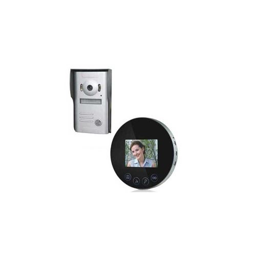 Interphone video miroir rond