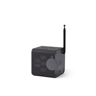 Radio-réveil sans fil Bluetooth Lexon Oslo News+ Gris anthracite