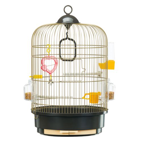 Comparer les prix de Cage, canaris, perruches, oiseaux exotiques Ferplast REGINA Antique Brass