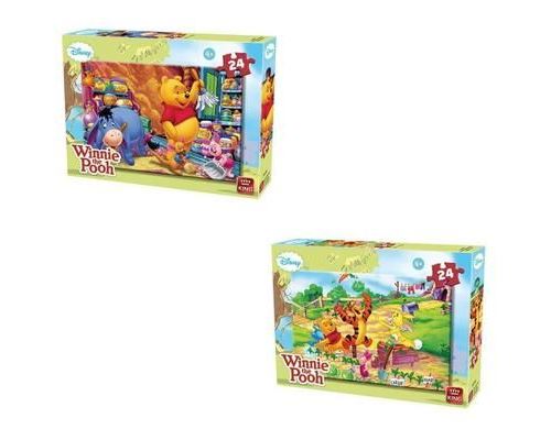 puzzle Roi Winnie l'ourson Puzzle 24 pièces assorties