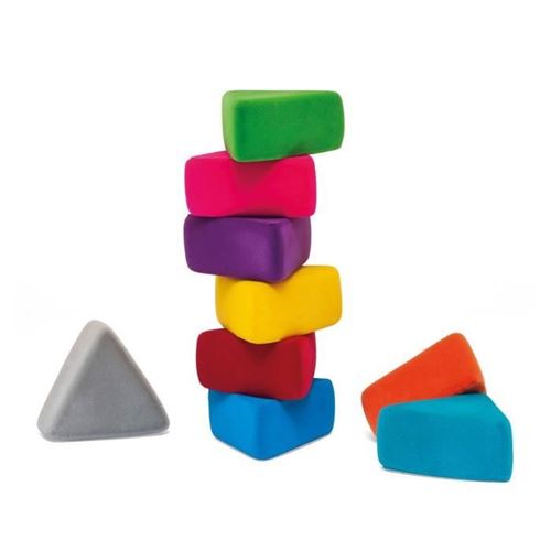 Jeu educatif triangles 9 pieces