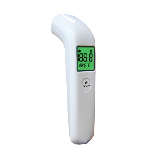 Thermomètre frontal numérique temporel infrarouge pour le corps blanc