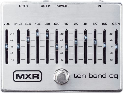 MXR M108S - Pédale égaliseur 10 bandes