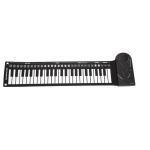 Autres jeux d'éveil GENERIQUE Flexible Roll Up électronique Clavier souple  Piano Portable 61 Touches cadeaux pour les enfants Pealer7014