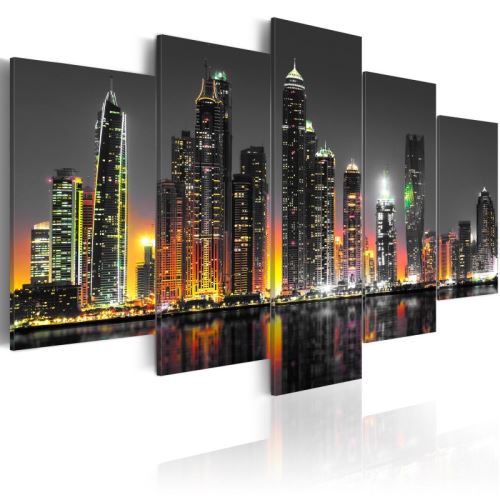 Tableau - Desertic City - Size: 100x50