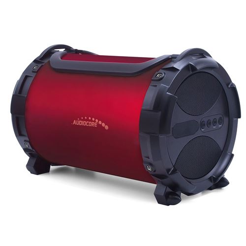 Audiocore AC880 APT-X Bazooka Bluetooth Speaker 10W FM Radio Mp3 Player microSD batterie de protection portable éclairage LED IPX4, 2000mAh