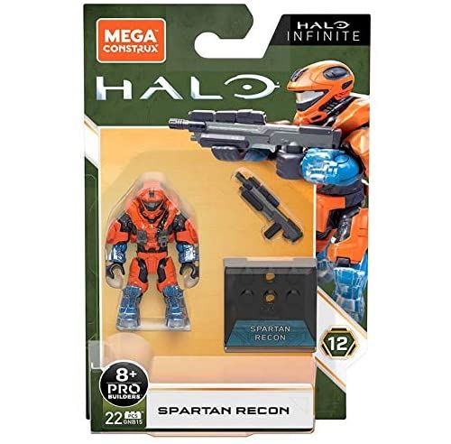 Mega Construx Halo Infinite - Figurine articulée 5 cm - Minifigure Spartan Recon - GNB15