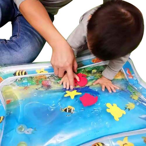 Coussin d'eau: Bébé Jouet Cadeau Activité Tapis de jeu Gonflable