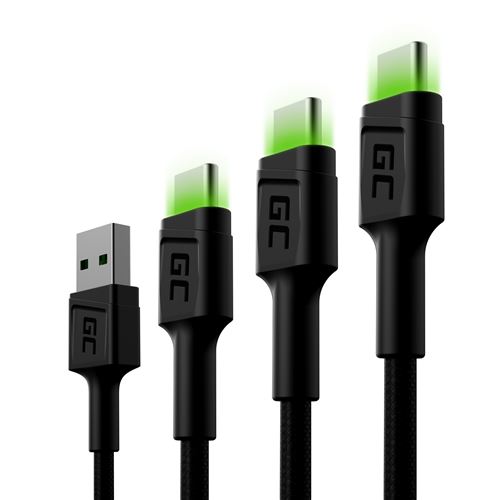 Set 3x GC Ray USB-C Cable 30cm, 120cm, 200cm