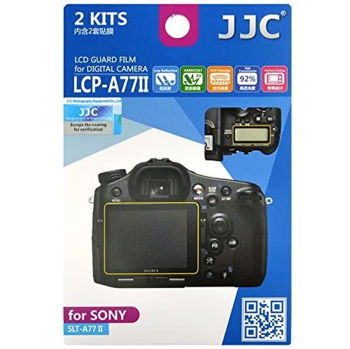 JJC Lcp-a77ii LCD Guard Film de protection d'affichage de l'écran de revêtement pour Sony Slt-a77ii
