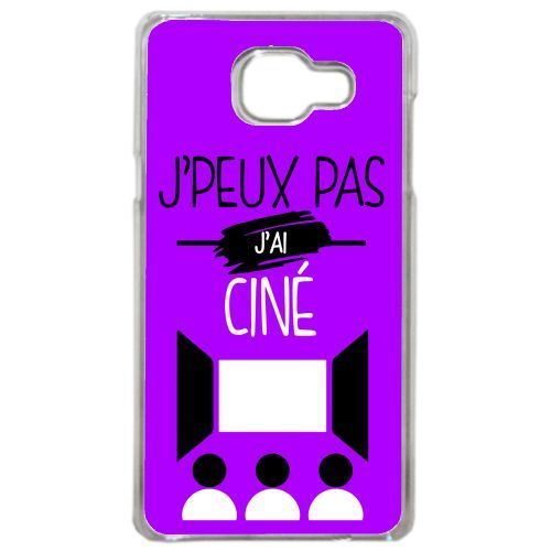 Coque j peux pas j ai cin 7 compatible samsung galaxy a3 2016 transparent