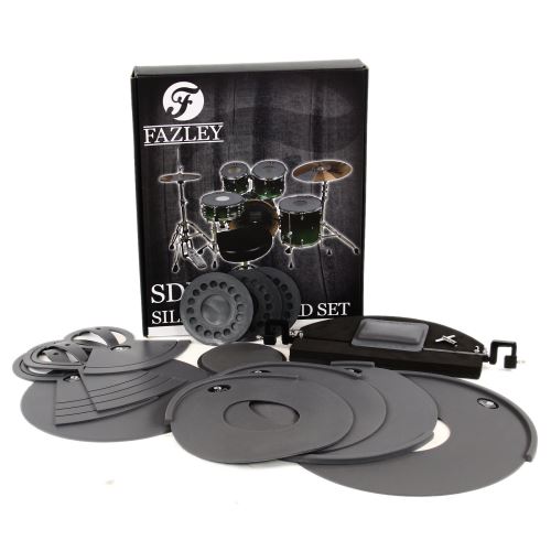 Fazley SDP-25 pads de batterie silencieux pour peaux et cymbales