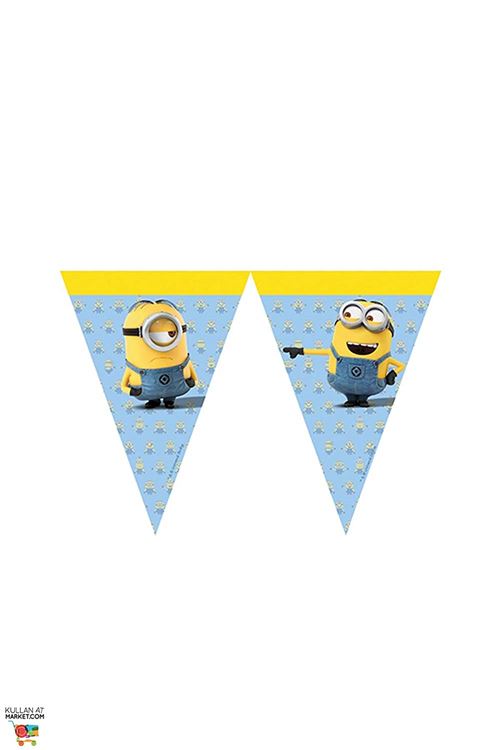 Procos 87182-row Minions flags-yellow/Bleu clair