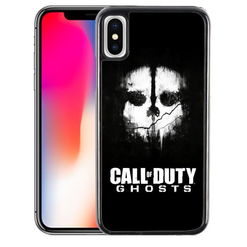 Coque pour iPhone XS call of duty ghosts logo