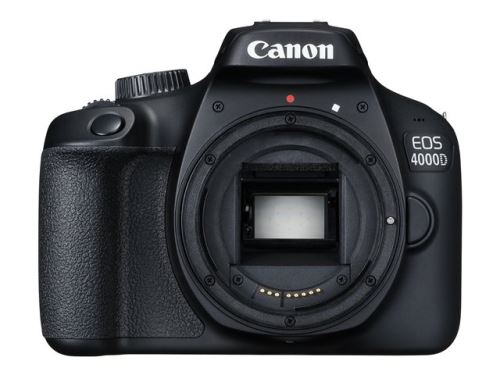 Canon EOS 4000D - Digitale camera - SLR - 18.0 MP - APS-C - 1080p / 30 beelden per seconde - 3x optische zoom EF-S 18-55 mm DC III-lens - Wi-Fi - zwart