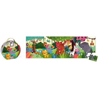 Puzzle panoramique Janod Jungle 36 pièces