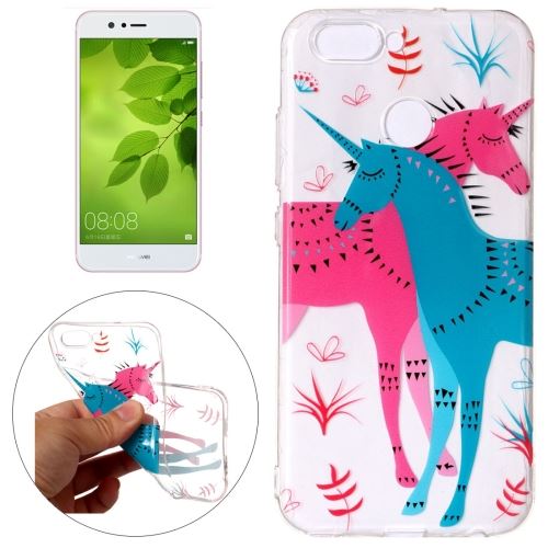 Huawei Nova 2 Coque Protection TPU licorne Bleu ALS53640