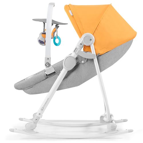 Kinderkraft Unimo Berceau 5 En 1 Balancelle Berceau Transat Siege Bebe Pliable Jaune Balancelles Achat Prix Fnac