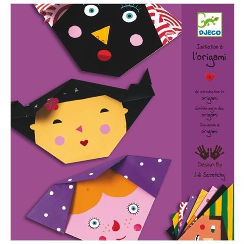 Pliage Papier Origami Djeco Visages Loisirs Créatifs