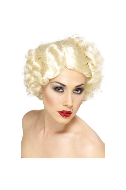 Perruque icone d'hollywood blonde