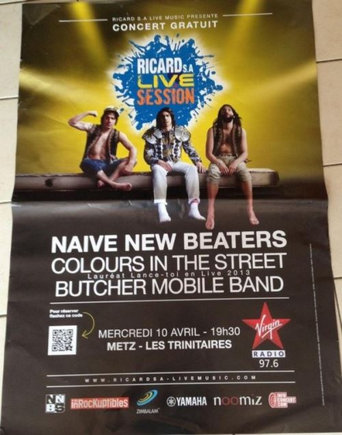 Naive New Beaters - 80x120 cm - AFFICHE / POSTER État correct - N/A reconditionné disponible sur Fnac