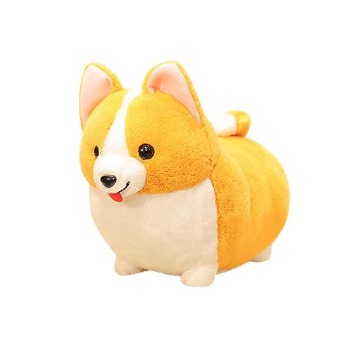 Peluche Corgi Gras Jambes courtes pour les enfants 40cm