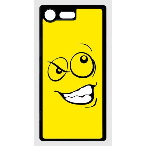Coque Sony Xperia Xz Premium Smiley Énervé Jaune