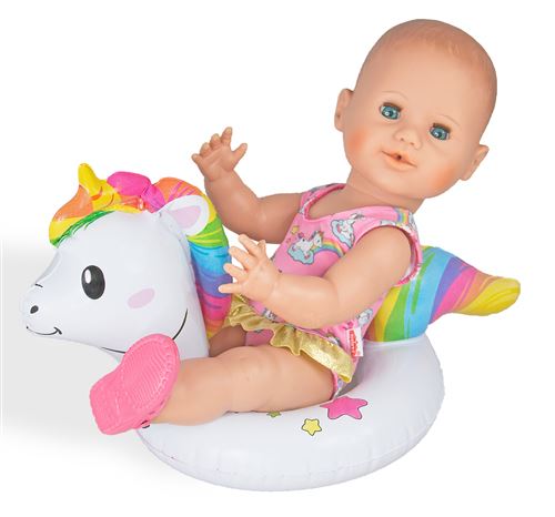 Heless maillot de bain rose licorne pour poupees de 35 45 cm 3 pieces Autres jeux d eveil Achat prix fnac