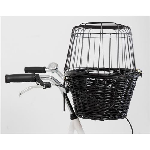 50 x 41 X 35 CM Neuf Trixie Trixie Panier de Vélo Avec Grille Noir 