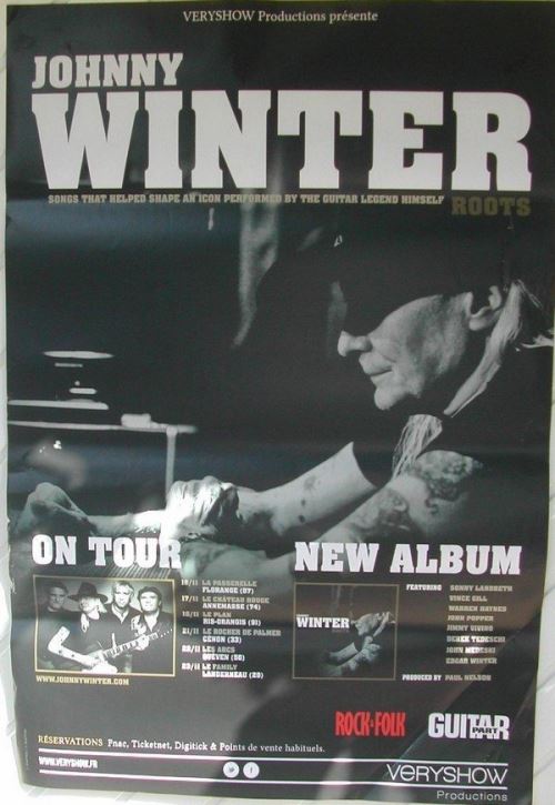 Johnny Winter - 40x60 cm - AFFICHE / POSTER État correct - N/A reconditionné disponible sur Fnac