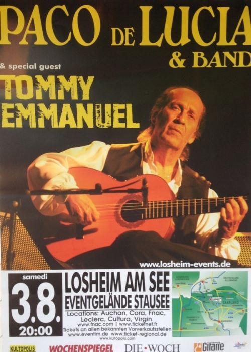 Paco De Lucia - 80x120 cm - AFFICHE / POSTER État correct - N/A reconditionné disponible sur Fnac