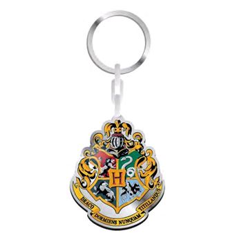 Porte-clés - Harry Potter - Blason Poudlard en Métal