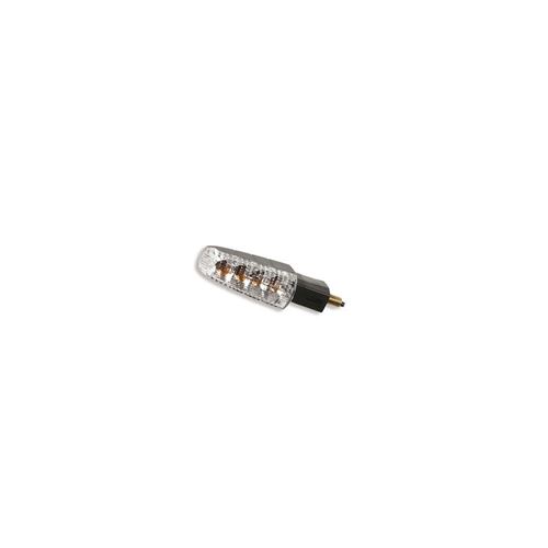 Clignotant 50 a boite adaptable aprilia 50 rs 2006+2010 orange-noir av droit ou ar gauche (homologue ce) -selection p2r-