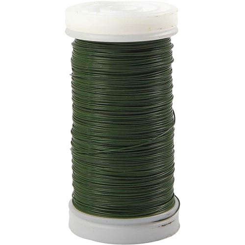 Creotime fil de fleur 160 m 0,3 mm vert