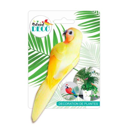 Déco Plantes – Medium Oiseau Jaune CD3828
