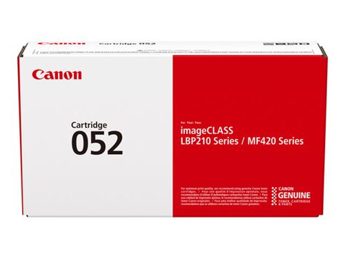 Canon 052 toner laser 3100pages noir - cartouches toner et laser (toner laser, 3100 pages, noir)
