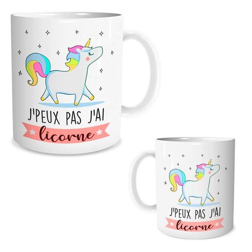 mug licorne j'ai licorne