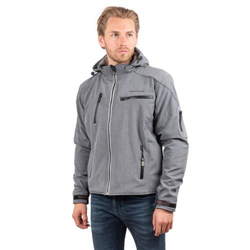 RIDER-TEC Blouson Moto avec protections homologuées SoftShell