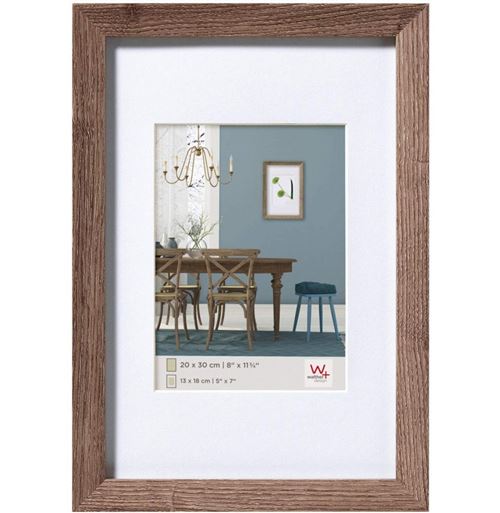 Non Communiqué Marron/Clair Cadre Fiorito En Bois - 15 X 20 Cm