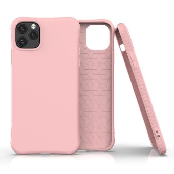 Coque en TPU une seule couleur ultra-mince rose pour votre ...