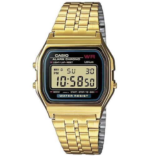 Montre - Casio - A-159Wgea-1Df - Noir - 36Mm - Digital - Vintage